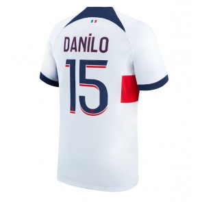 Lacne Muži Futbalové dres Paris Saint-Germain Danilo Pereira #15 2023-24 Krátky Rukáv - Preč